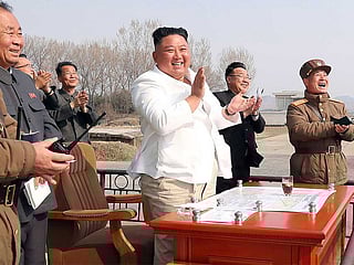 North Korean leader Kim Jong Un fired a Cabinet vice-premier during a tour and inauguration of a machinery complex, state news agency KCNA reported on Tuesday.
