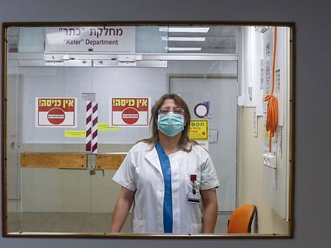 Arab doctor Khitam Hussein, head of the COVID-19 response division at the Rambam Hospital near Haifa in northern Israel. 