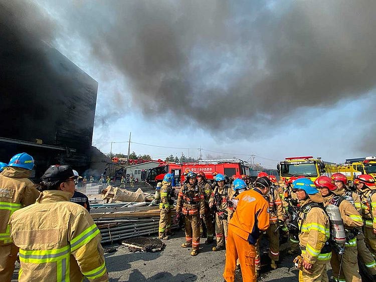 Korea fire construction