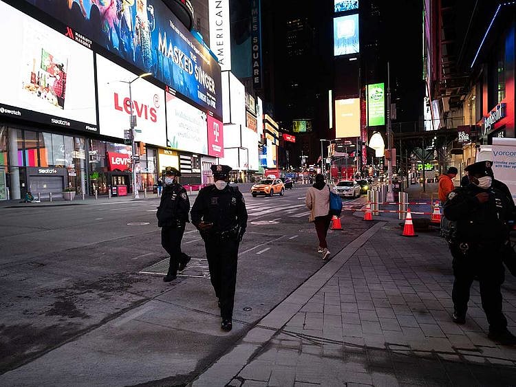 New York police patrol