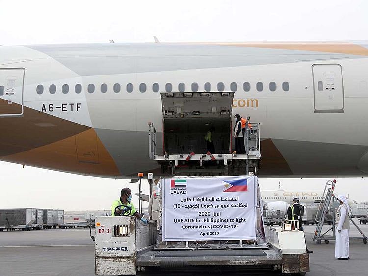 Philippines Aid from UAE