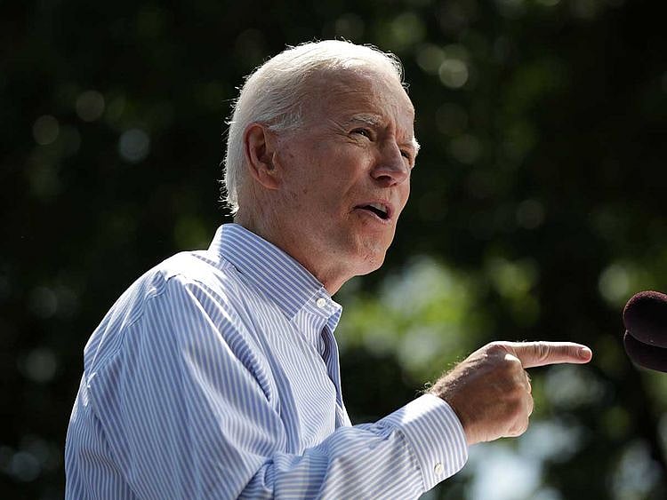 Former US Vice-President Joe Biden
