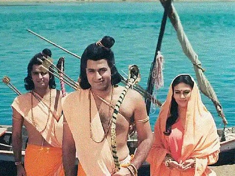 A still from the TV show, Ramayana