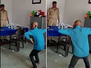 COVID-19: Video of man dancing in front of police officers in Uttar Pradesh for violating lockdown rules goes viral, tweeps left divided