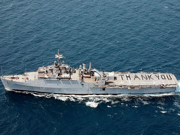  INS Jalashwa in the Bay of Bengal