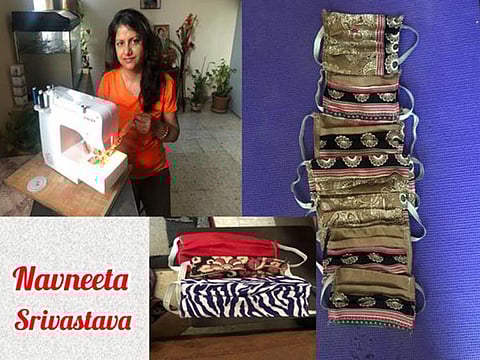 Navneeta Srivastava, a mask designer in her own right 
