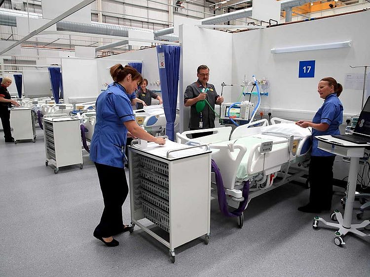 UK NHS Nightingale Hospital North East in Sunderland