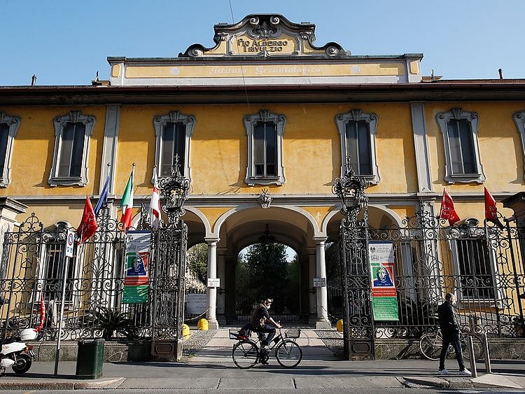 Pio Albergo Trivulzio nursing home, in Milan