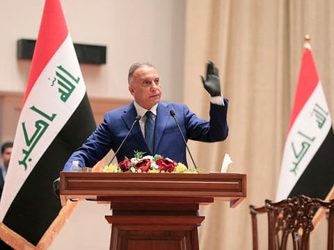 Iraqi Prime Minister Mustafa Kadhemi 