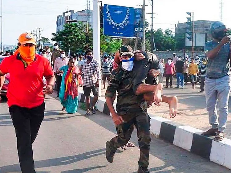 LG Polymers plant in Visakhapatnam gas leak India Andhra