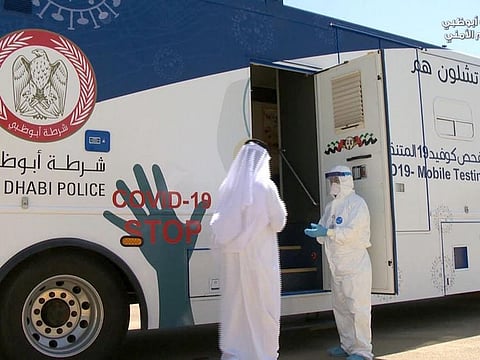 Abu Dhabi Police launch mobile coronavirus screening centre 