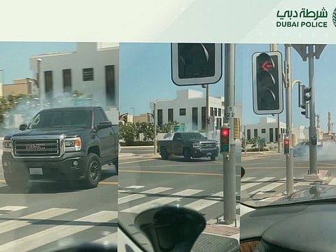 Dubai Police have warned against reckless driving. 