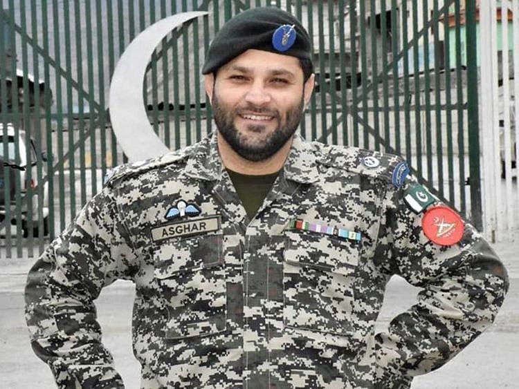 Army officer Major Asghar