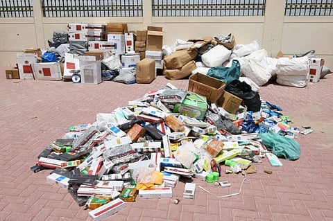 Six men arrested for trying to illegally sell 3.5 tonnes of goods  