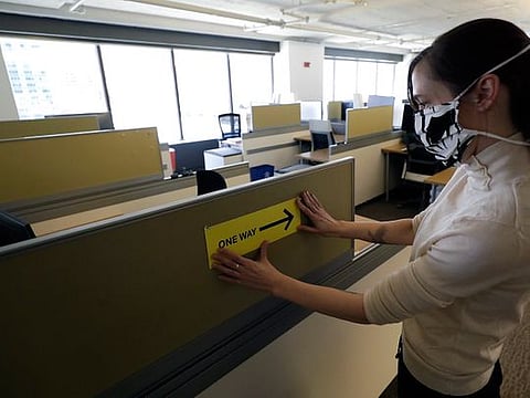 Mind the distance... safety guidelines will now force developers and office tenants to free up space. That's always a good thing.