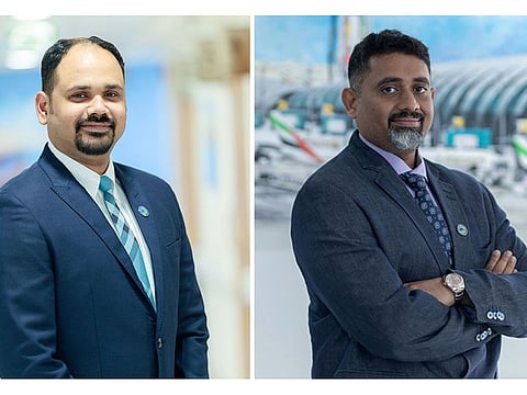 Left Dr Nisath Liyakat, right Dr Unni Nair