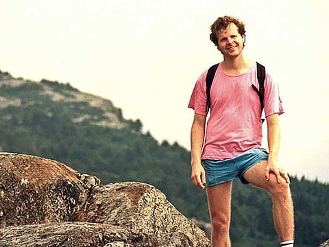 This undated handout photo received from the New South Wales Police on May 12, 2020 shows US citizen Scott Johnson at an unknown location. More than 30 years after Johnson was killed in a hate crime in Australia, police said on May 12, 2020 they had arrested a man and expected to charge him.