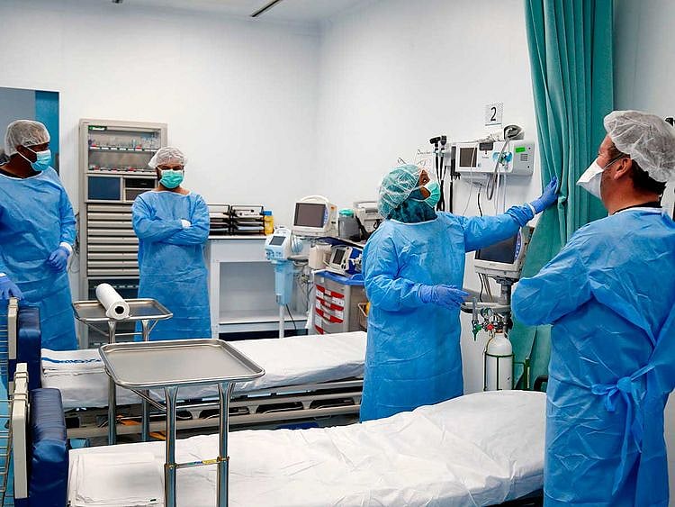 Qatar field hospital