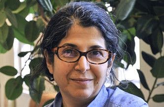 This file handout picture taken in 2012 in an undisclosed location and released on July 16, 2019, by Sciences Po university shows Franco-Iranian academic Fariba Adelkhah  as Iran confirmed her arrest without giving any details of her case.