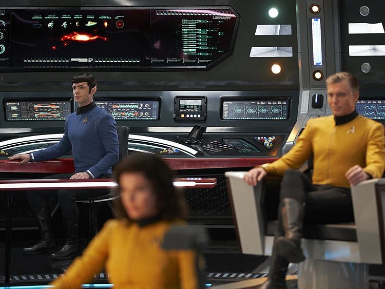 TAB Anson Mount and Ethan Peck in Star Trek Discovery-1589619283838