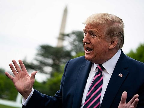 US President Donald Trump. In February, many felt that Trump will win the 2020 US election. But the pandemic may have an impact on the vote.