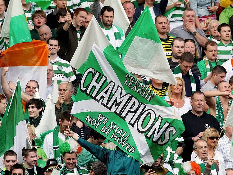 Celtic have won nine league titles in a row