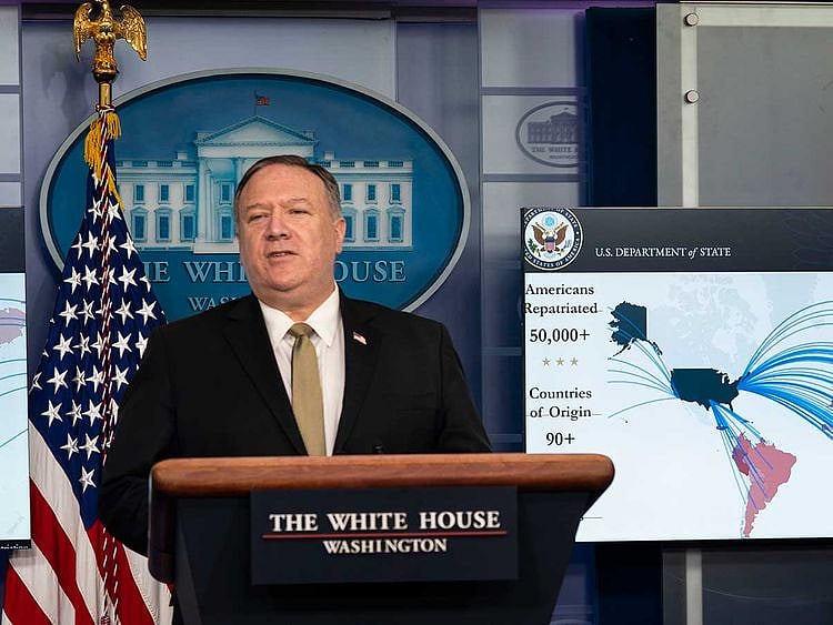 US Secretary of State Mike Pompeo 