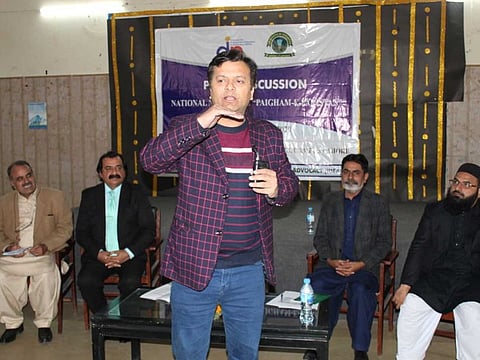 Sher Ali Khalti has come a long way from working as an office boy to becoming an investigative reporter in a Pakistan daily. 