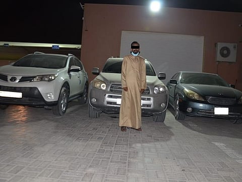 Three cars were stolen from the Al Nuaimyah area in Ajman