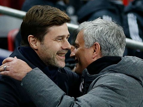 Mauricio Pochettino and Jose Mourinho