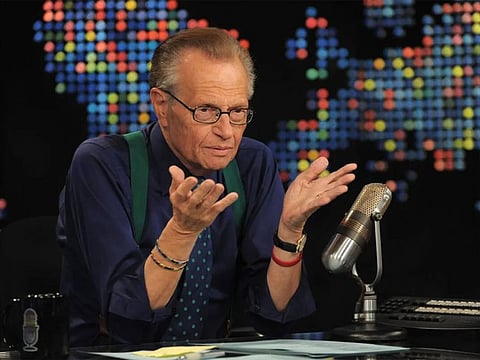Larry King moves into podcasts with celebrity interview show