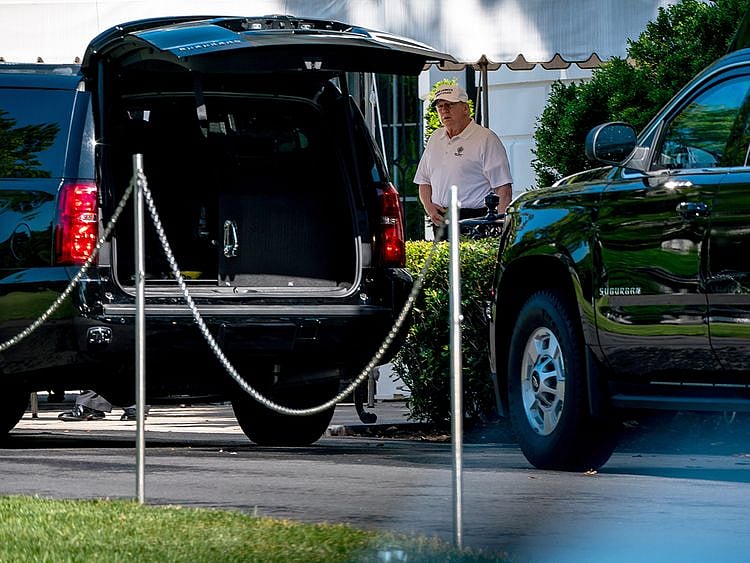 US President Donald Trump 