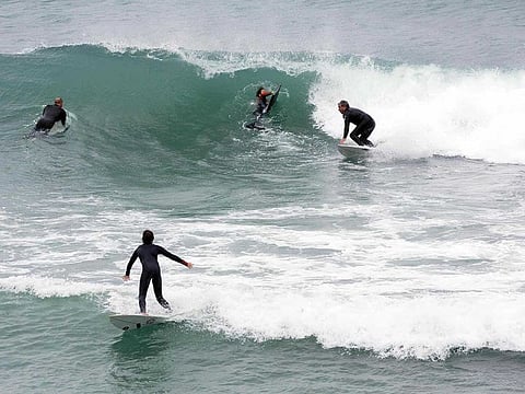 Illustrative file image: Support staff on jet-skis managed to get the 47-year-old to the beach, but all attempts to revive him failed.