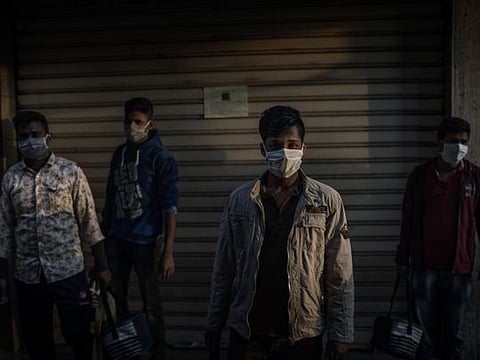 Domestic workers from Bangladesh in Beirut, April 12, 2020. Bad planning, corruption and the sudden shock of a pandemic have caused the Lebanese currency to crash and consumer prices to jump. 