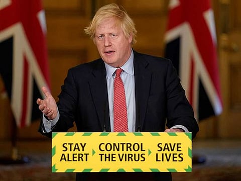 Britain's Prime Minister Boris Johnson 