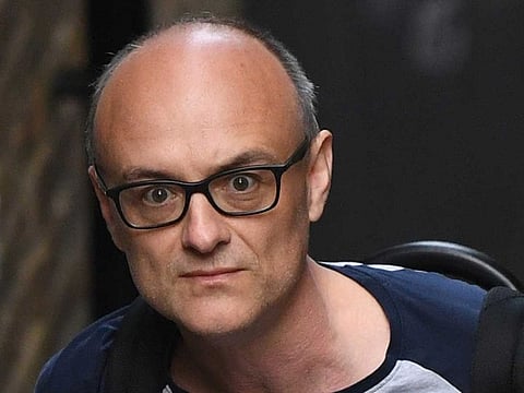 Boris Johnson's special adviser Dominic Cummings leaves his residence in north London on May 26, 2020. 