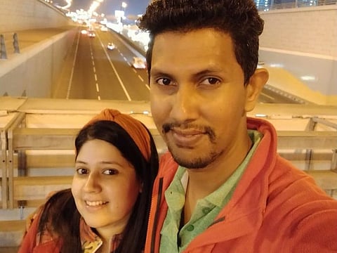 Vancy Danzil D’Souza and wife Nadia Olivera D’Souza