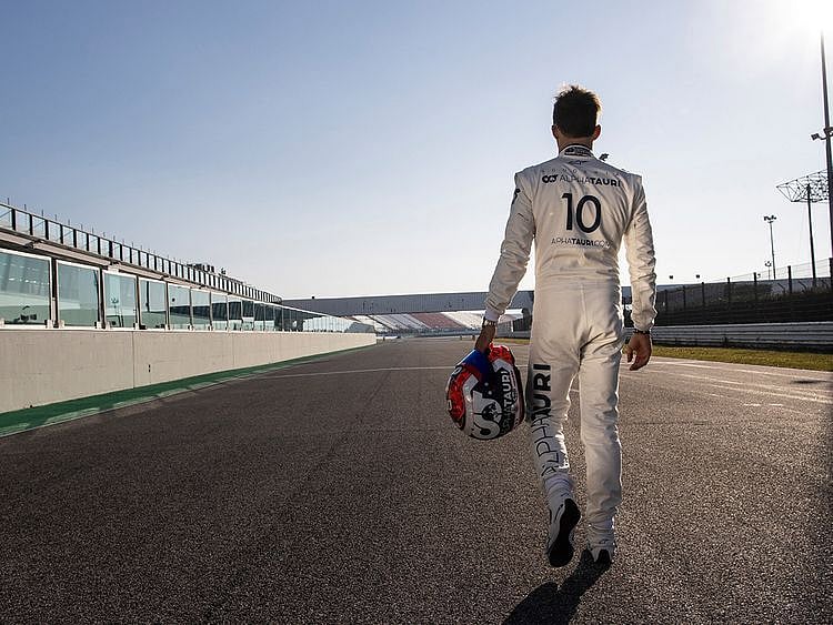 Alpha Tauri driver Pierre Gasly