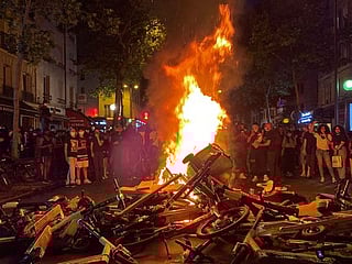 Paris police fire tear gas at George Floyd protesters