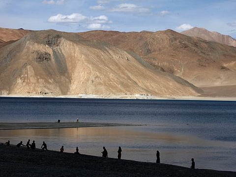 The territorial dispute along the China-India border falls across different areas