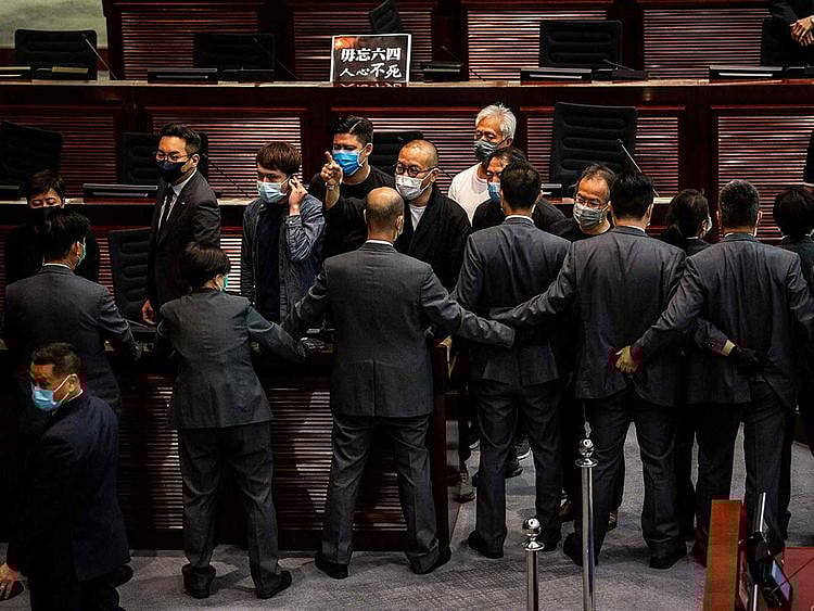 Hong Kong lawmakers