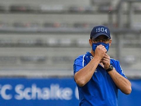 Schalke coach Coach David Wagner will have nowhere to hide if they lose on Sunday.