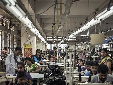 Women working in a textile factory in Bangalore, India, June 20, 2016. India's call for economic nationalism is largely driven by domestic business interests and is unlikely to find favour with value conscious domestic consumers. 