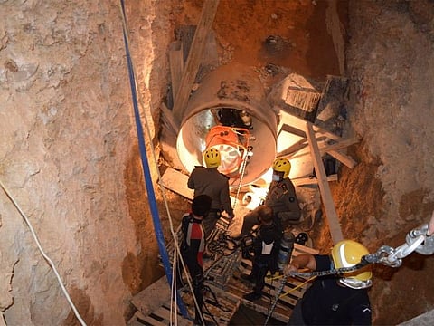 Six workers died after being trapped in an underground water pipe at a project under construction in Riyadh.  