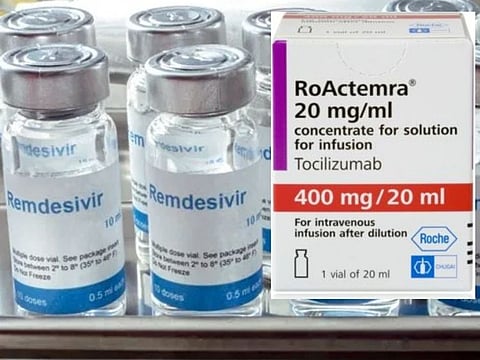 Remdesivir and tocilizumab.