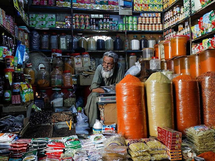 Karachi shopkeeper spices