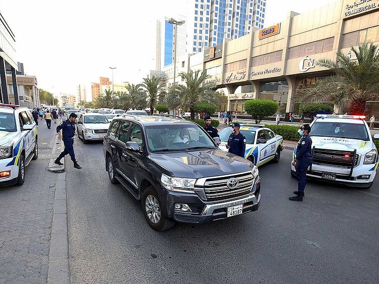 Kuwait police Hawally district