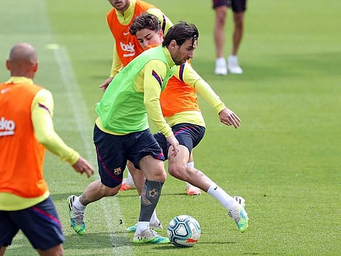 Lionel Messi is ready to start against Mallorca.