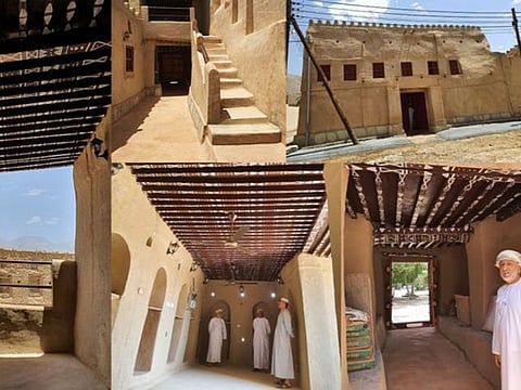 Al Sharh Sablah, an Omani traditional town hall, in the village of Bani Sobh, in Al Hamra, a well-preserved old town in Ad Dakhiliyah province, has been restored.
