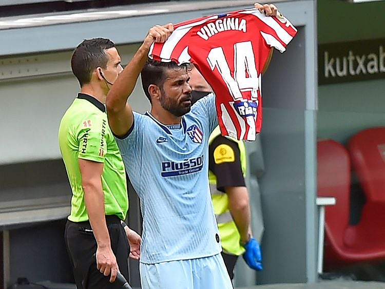 Diego Costa's tribute after scoring